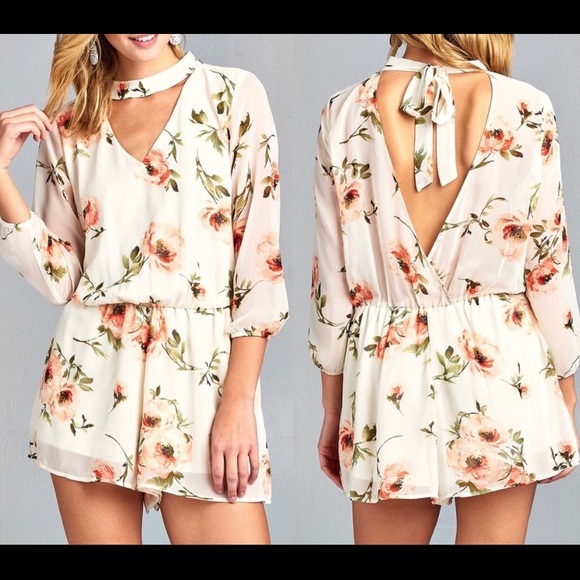 Active USA Pants - Floral romper